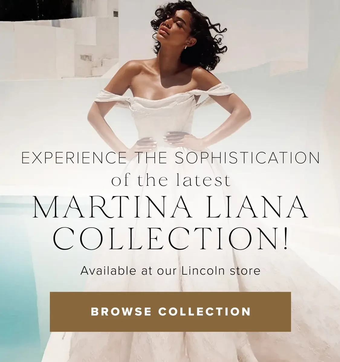 Martina Liana Trunk Show Banner for Mobile