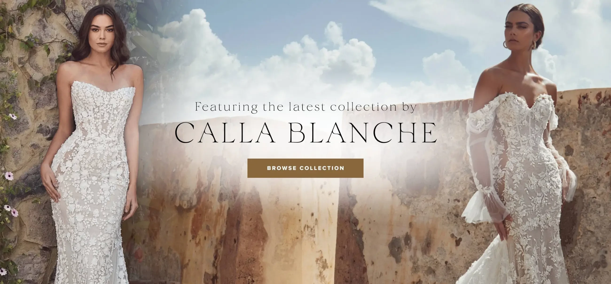 Calla Blanche Banner for Desktop