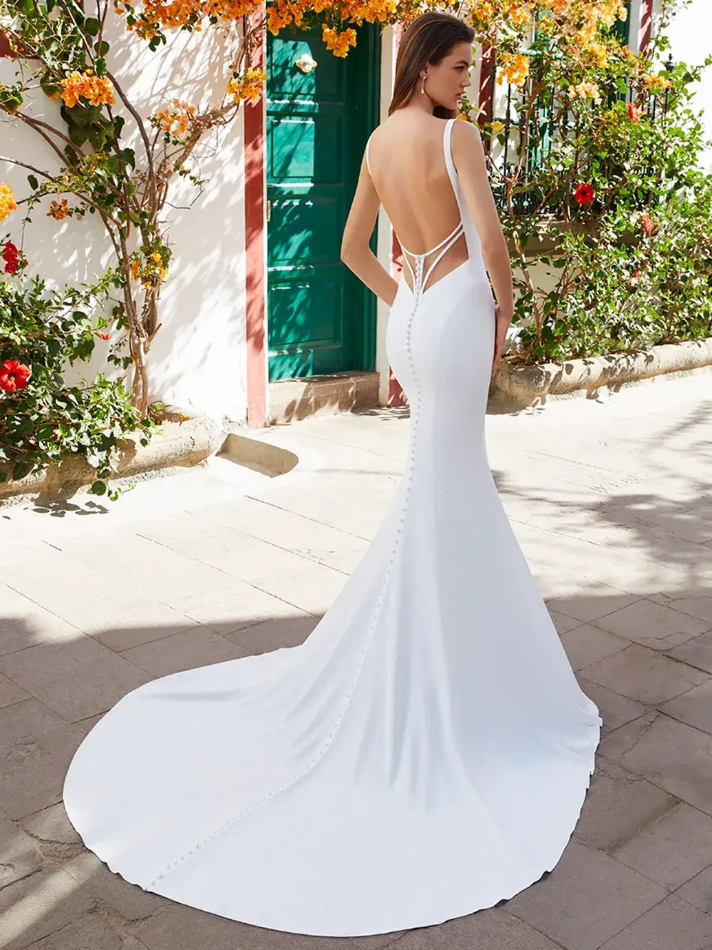 Britanny by Love by Enzoani backless mermaid gown